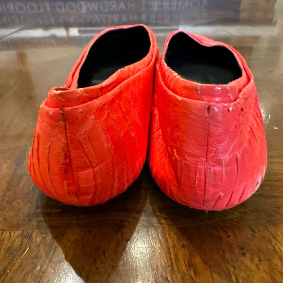 Rachel Roy Coral Leather ballet flats Sz.10 NWTs - Picture 6 of 10